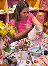 Load image into Gallery viewer, $85 Vase Painting and Flower Arrangement Workshop