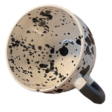Load image into Gallery viewer, XL Black and White Sprinkled Mug