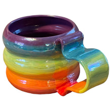 Load image into Gallery viewer, Wavy Iridescent Rainbow Mug