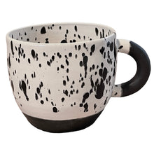 Load image into Gallery viewer, XL Black and White Sprinkled Mug