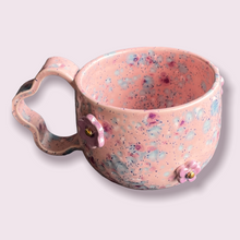 Load image into Gallery viewer, Iridescent Pink Daisy Mug